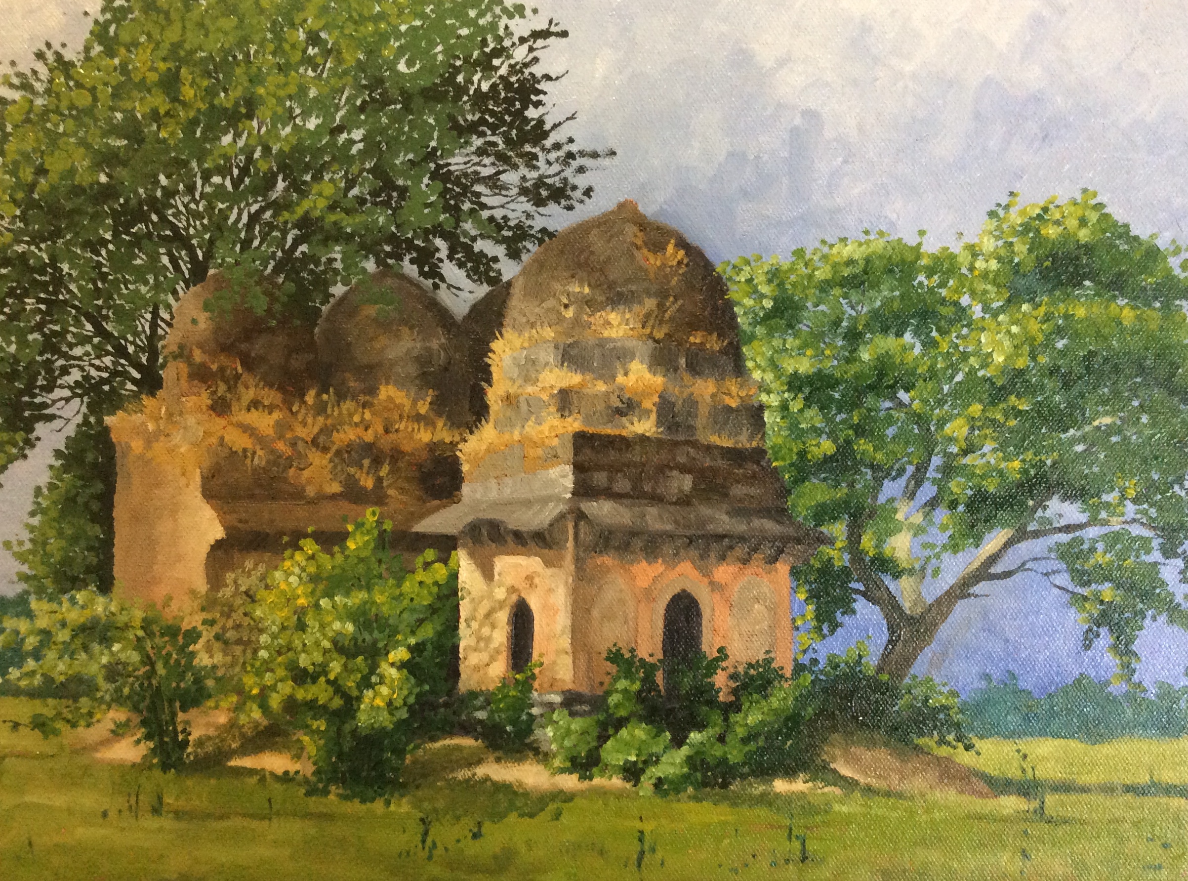 Farmland Ruins, Oil, 2014