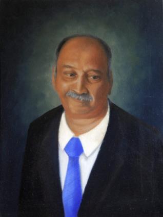 Oil portrait, Baba, 2009