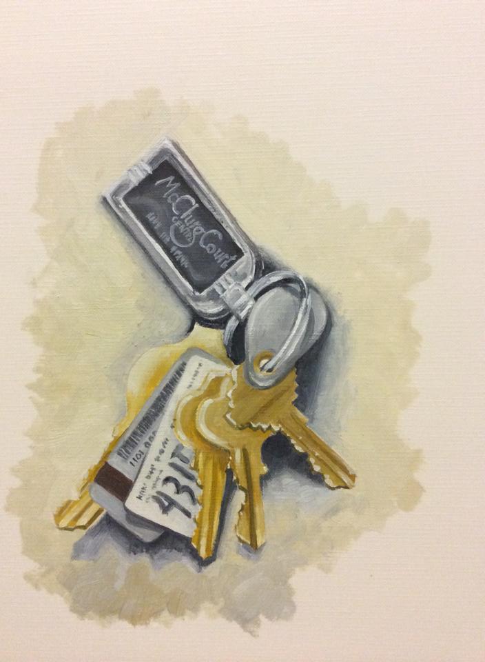 Keys, Oil, 2014