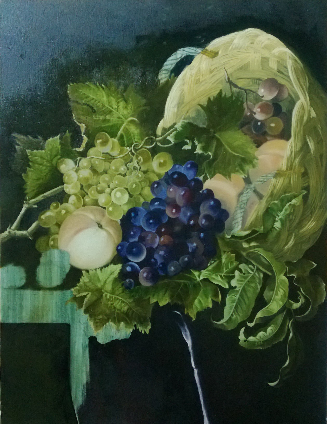 Still life study after a master, Oil, 2012
